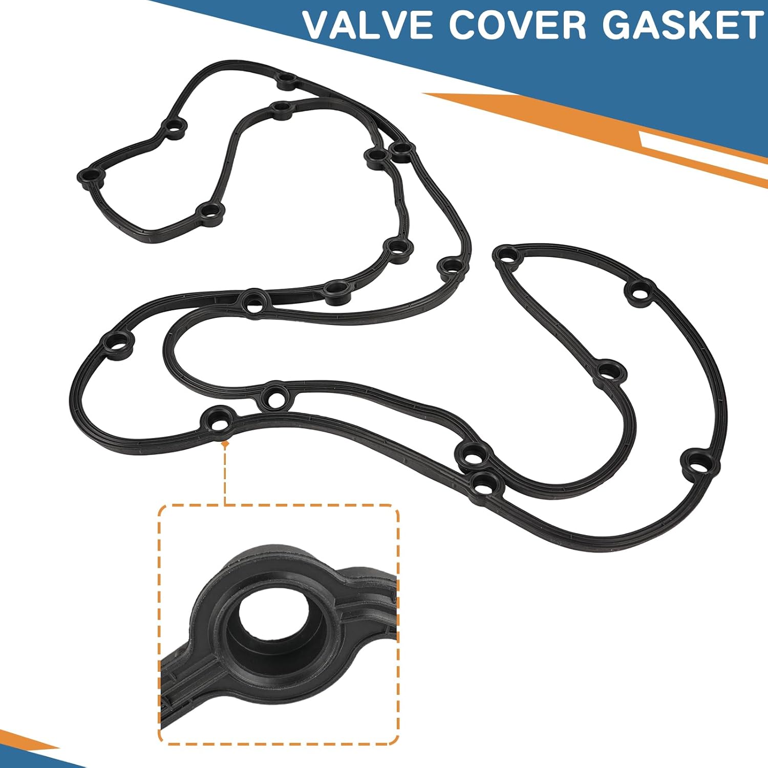 Valve Cover Gasket Set for Volvo D13 Engines for Mack MP8 Engines Replaces 22777560