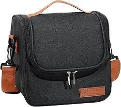 Bolsa Térmica Marmita Lancheira Resistente Espaçosa Com Alça Ziper Academia Trabalho Dieta Premium