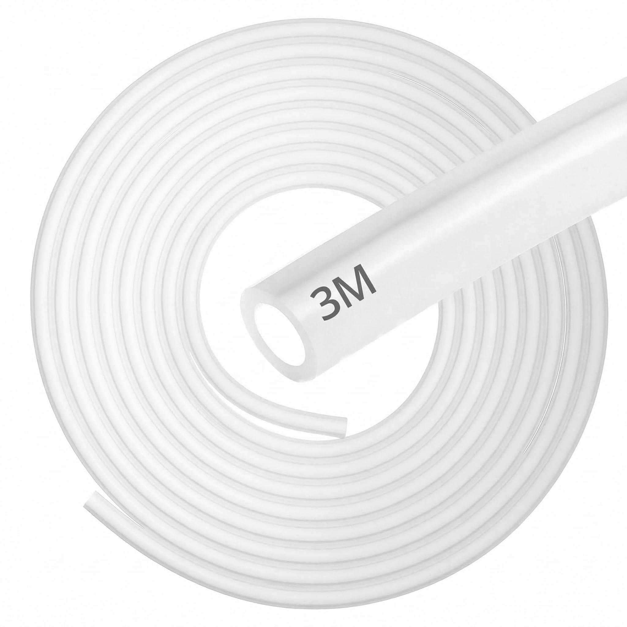 QWORK® Tuyau CO2 pour aquarium de 3 mètres, 4mm ID, 6mm OD, pour transfert d'eau, d'huile et d'air