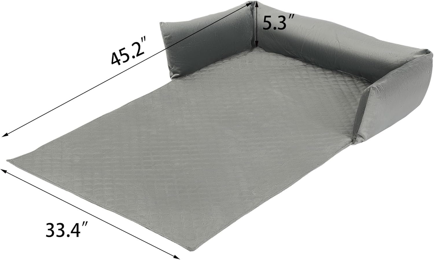 Joveco Cat Bed Plush Thick Fabric Cozy Bed for Medium Dogs Puppies and Cats Easy to Clean Round Design Self-Warming Cat Bed Ideal for Indoor Use,L
