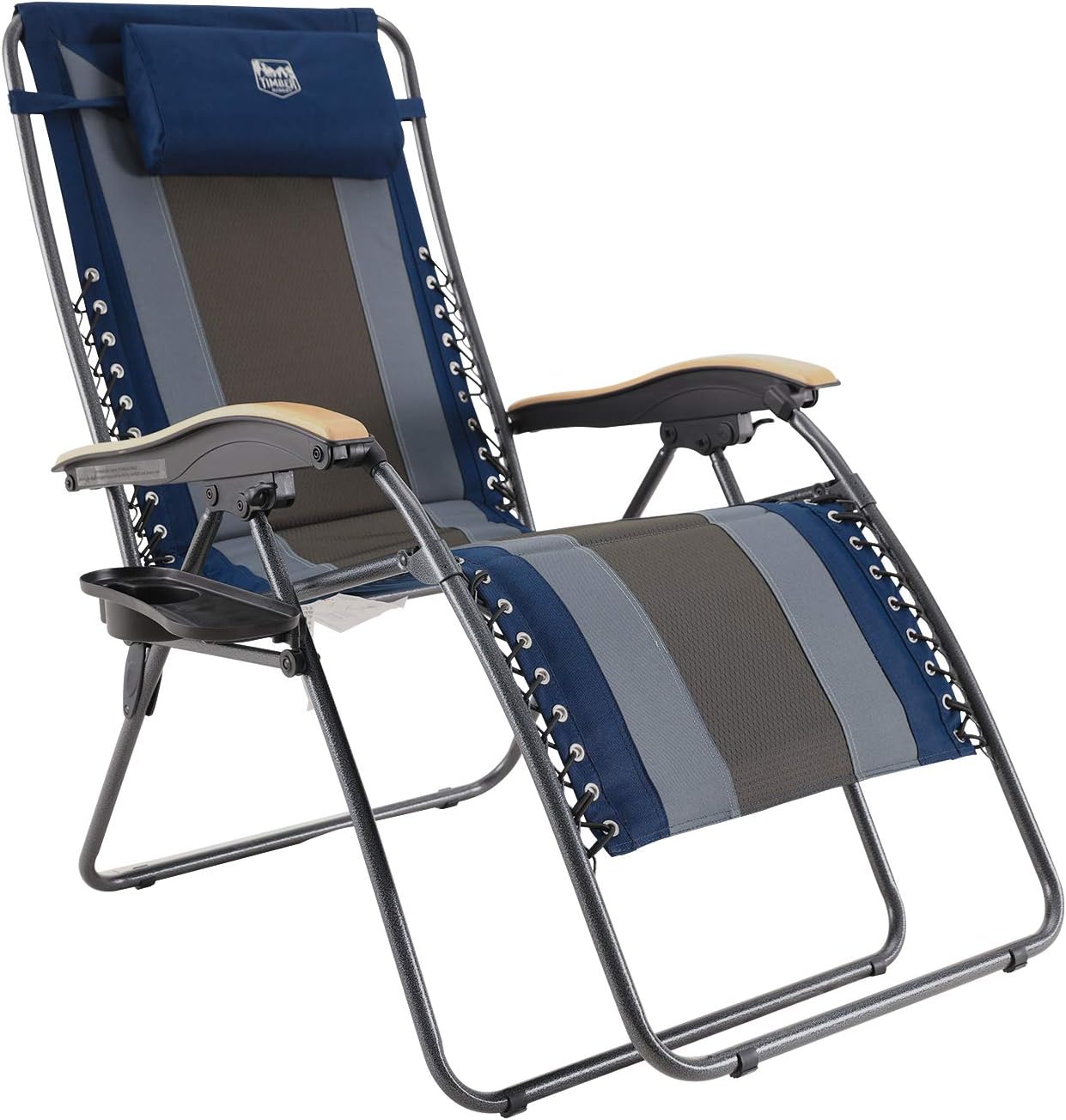 Buy Timber Ridge Xl Padded Zero Gravity Lounge Chair With Cup Holder Adjustable Headrest