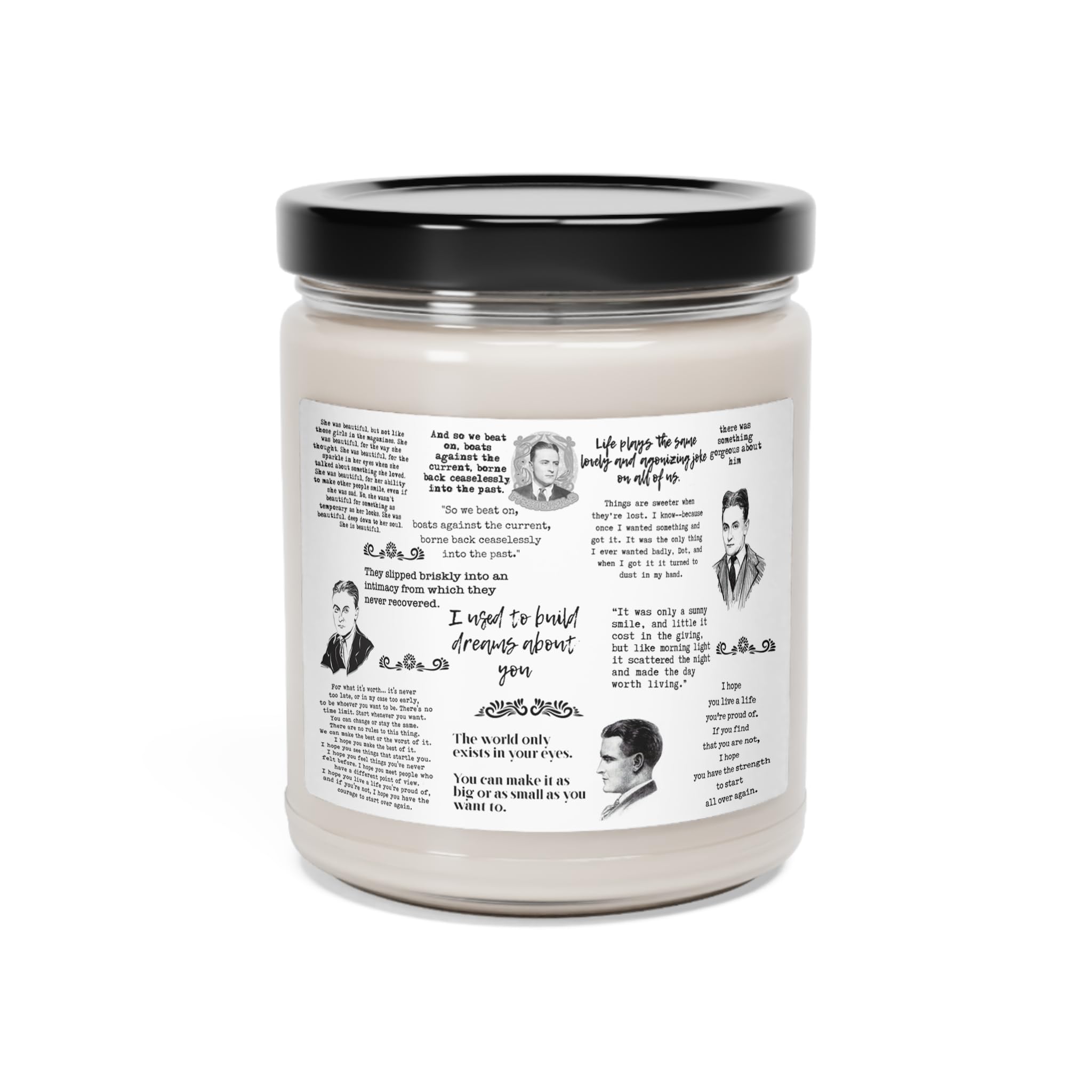 Scented Candle F Best Birthday Present for Friends Scott Feel Better Cheer Up Fitzgerald Sympathy Presents Quote Thinking of You Gift Candles