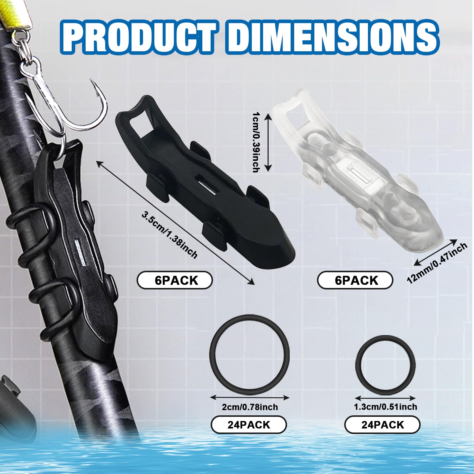 Wshxjzyay 12 Pack Lure Magnetic Automatic Hooker, Sand Spike Rod Holder, Hook Holders for Fishing Rods, Magnetic Fishing Hook Keeper