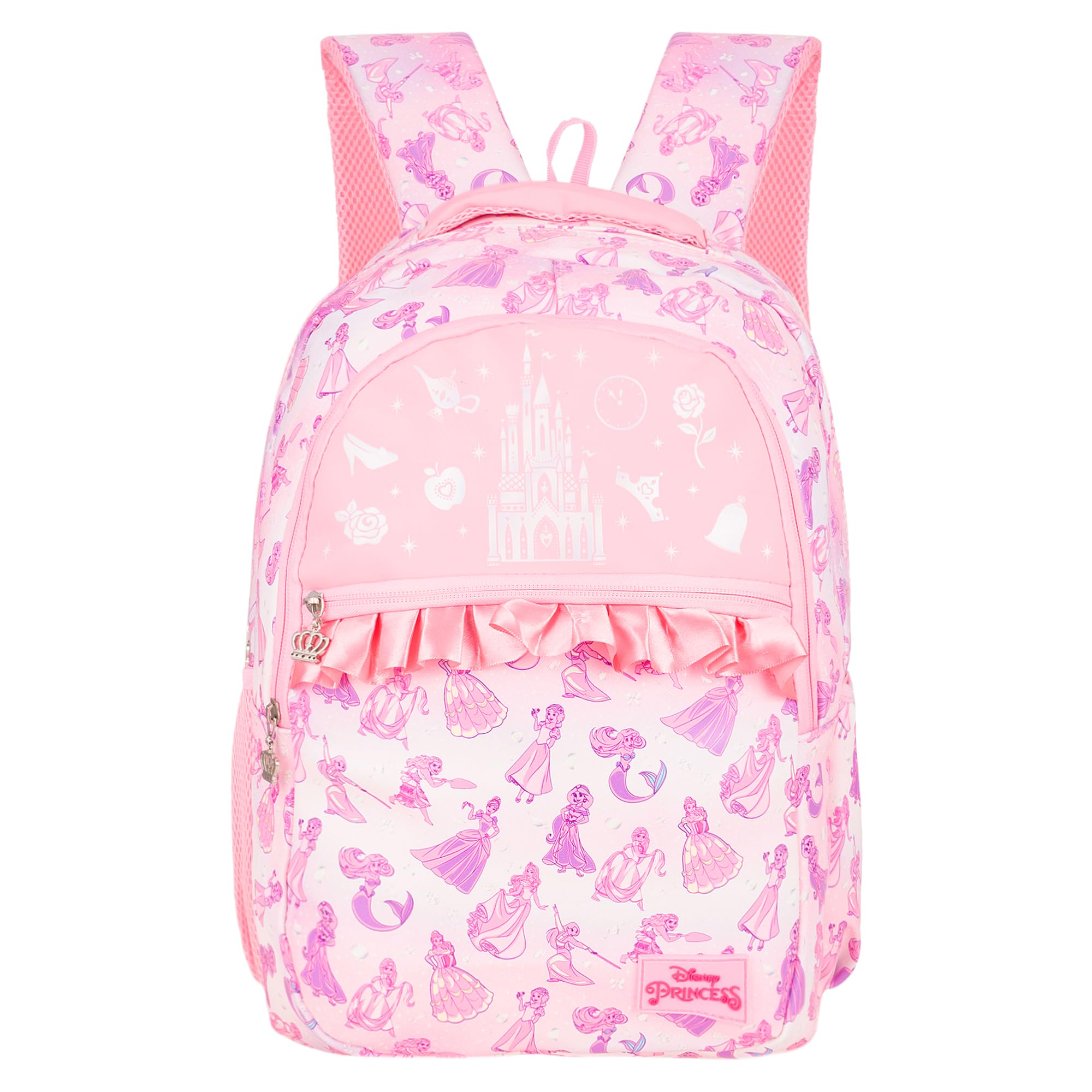 striders Disney Princess 16-inch School Bag with Multi Compartments – Perfect for Girls-picture-6