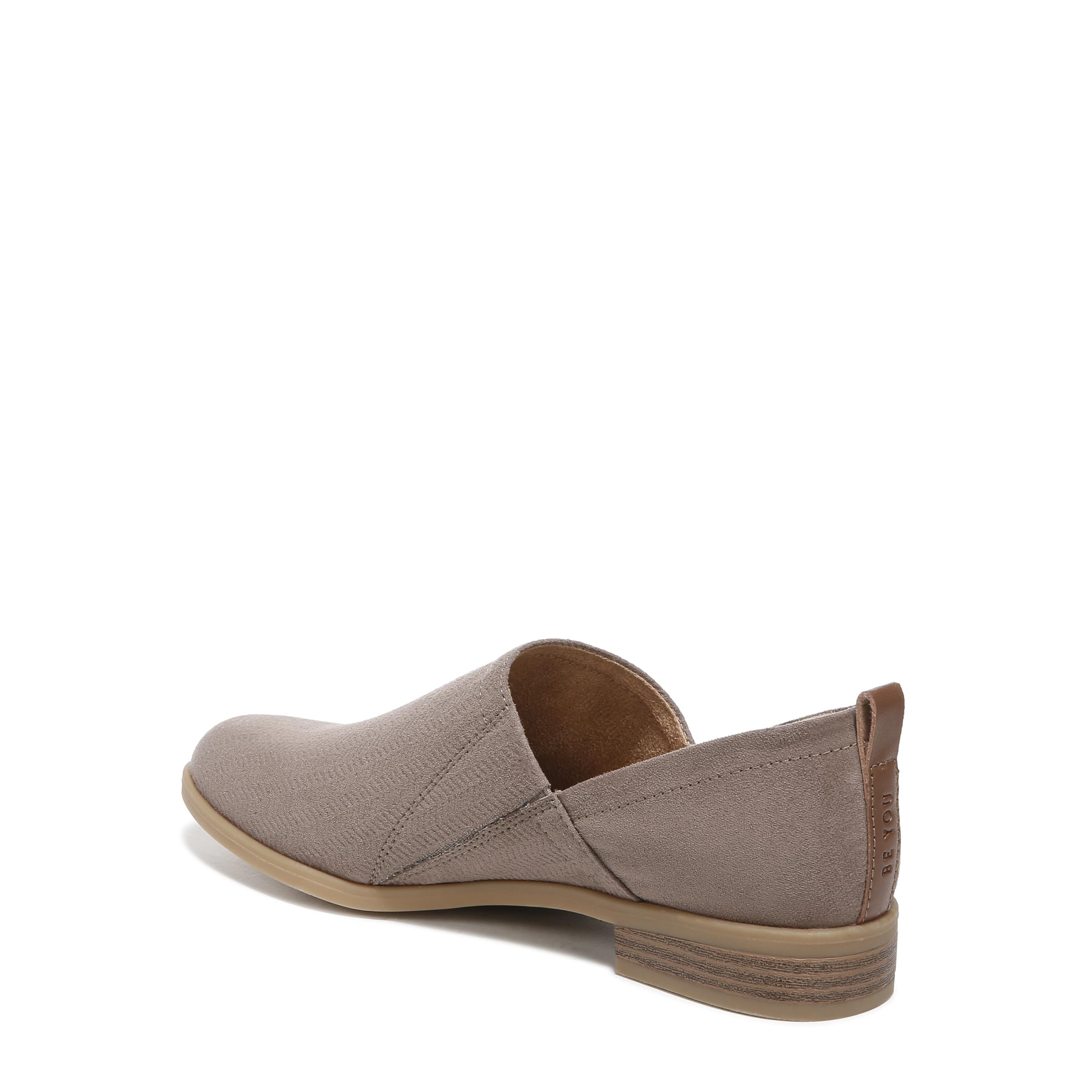 Shoes Mocasines para mujer, Microfibra gris topo. 8