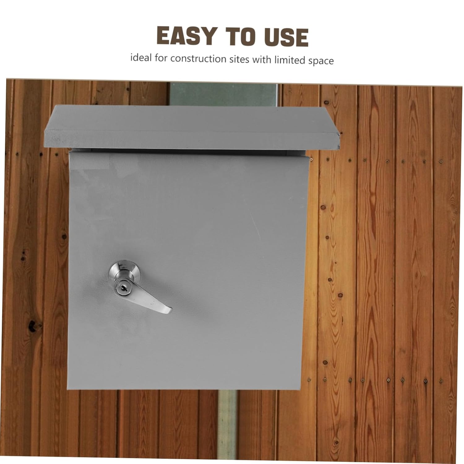 Gadpiparty Outdoor Weatherproof Electrical Box Metal Distribution Breaker Case Rust-Resistant IP65 Rated for Construction Sites and RVs