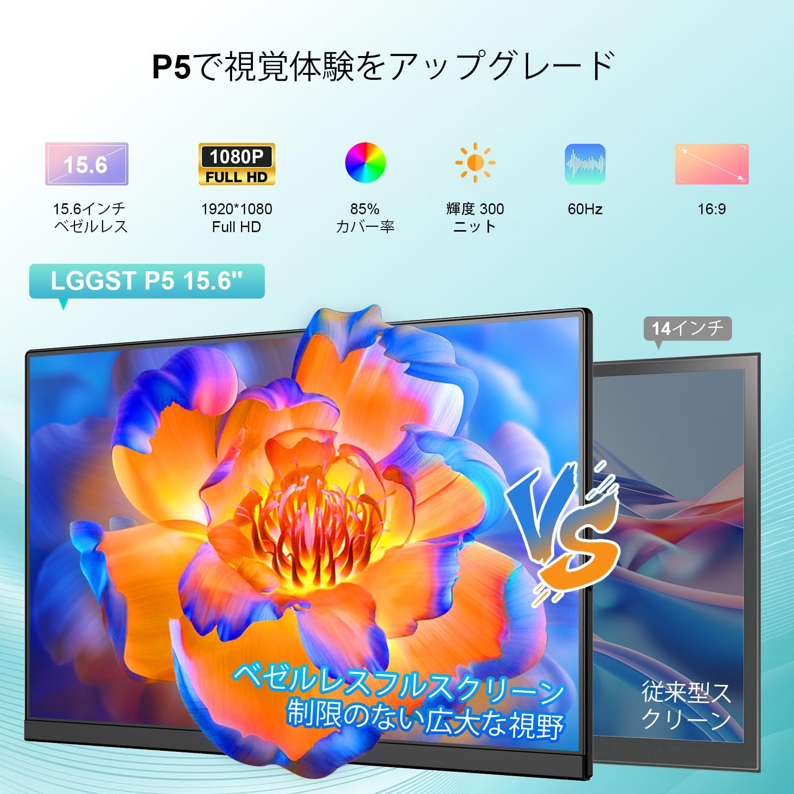 Amazon.co.jp: 【2026新型】デュアルモバイルモニター 15.6インチ FHD
