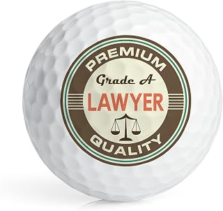 CafePress Lawyer Vintage Retro Novelty Golf Balls (Pk of 6)