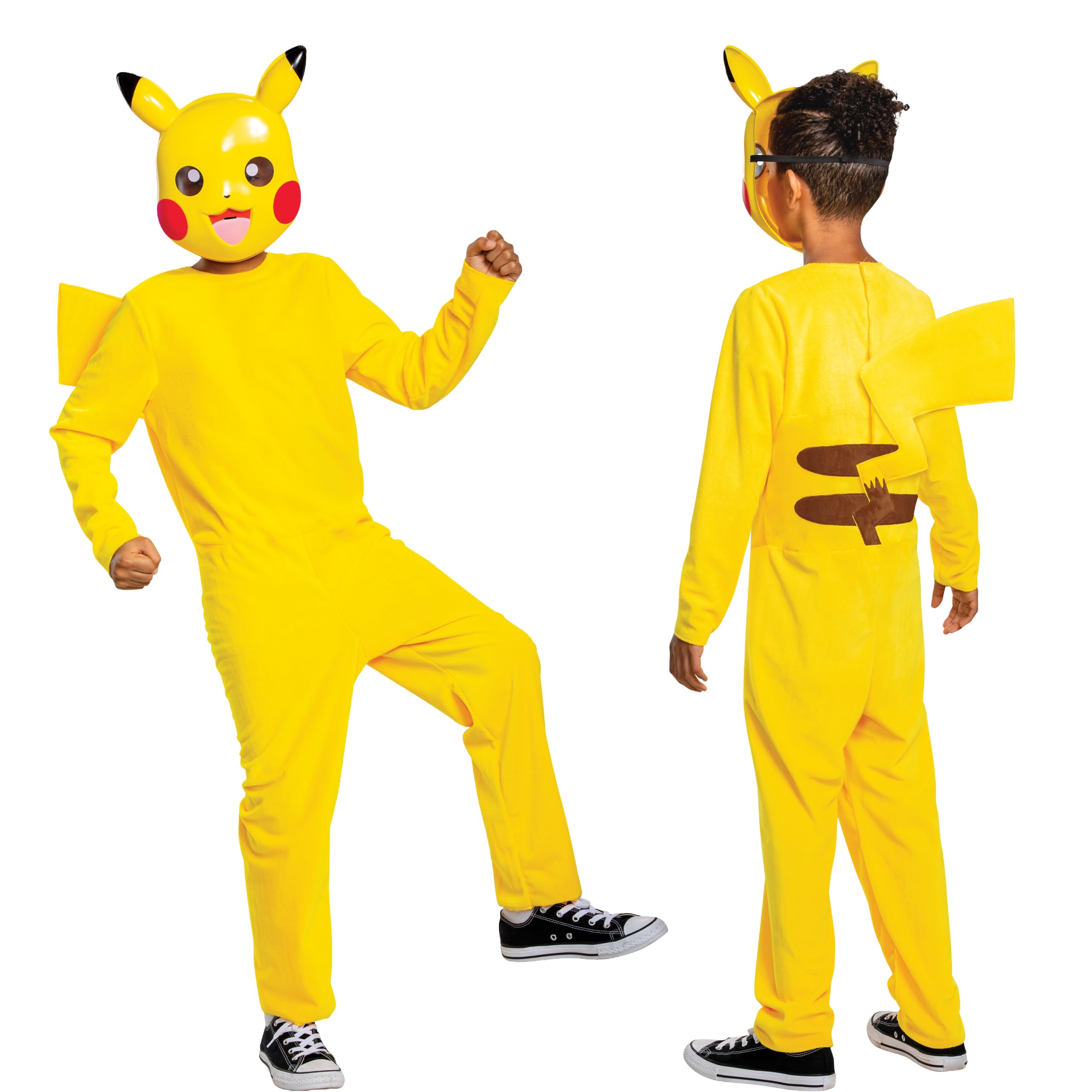 Pokémon Pikachu Children's Costume, Officially Licensed by Disguise, Comfortable Fit and Detailed Design, L 10 To 12, Gelb