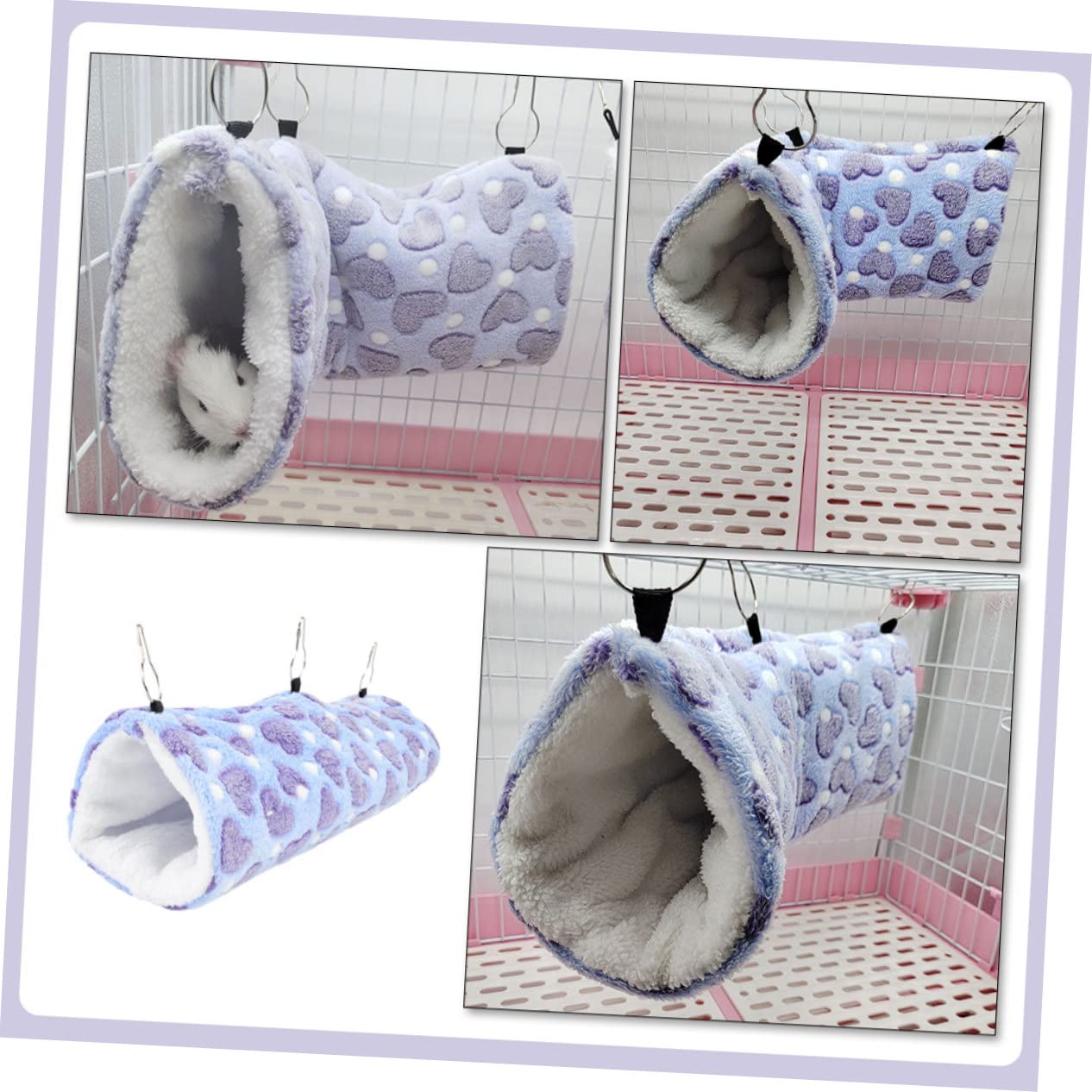 BESPORTBLE 3stücke Pet Warming Hammock Für Hamster Ratten Und Kleine Tiere Atmungsaktive Und Komfortable Hängematte Für Winternächte Und Spielspaß Kreatives Design Für Niedliche