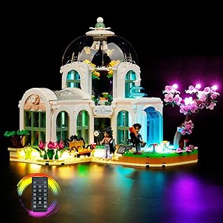 Rorliny LED Light Kit for Lego Friends Botanical Garden 41757 Building Set, Creative Lighting kit Compatible with Lego 41757-Remote Control Version (Lights Only, No Lego Set)