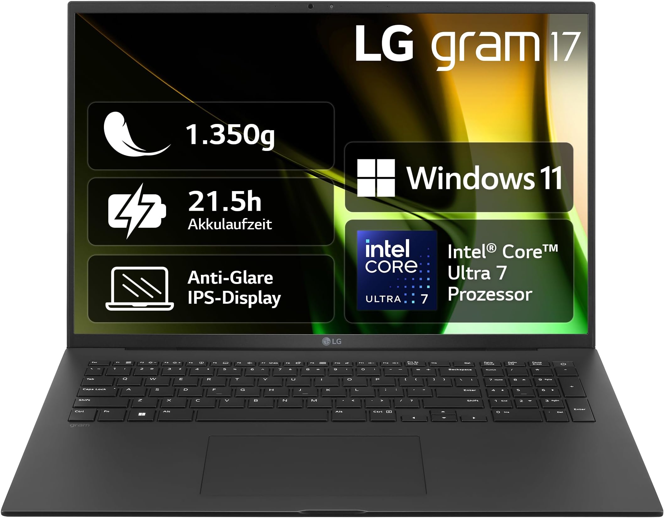 2024 LG gram 17 Zoll Notebook - 1350g Intel Core Ultra7 Laptop ...