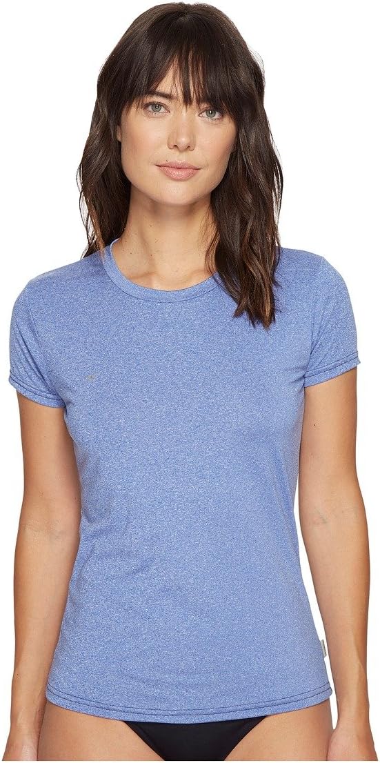 O'Neill Women’s Hybrid Short Sleeve Sun Shirt, UPF 50+ Sun Protection, Rash Prevention for Surfing and All Water Activities