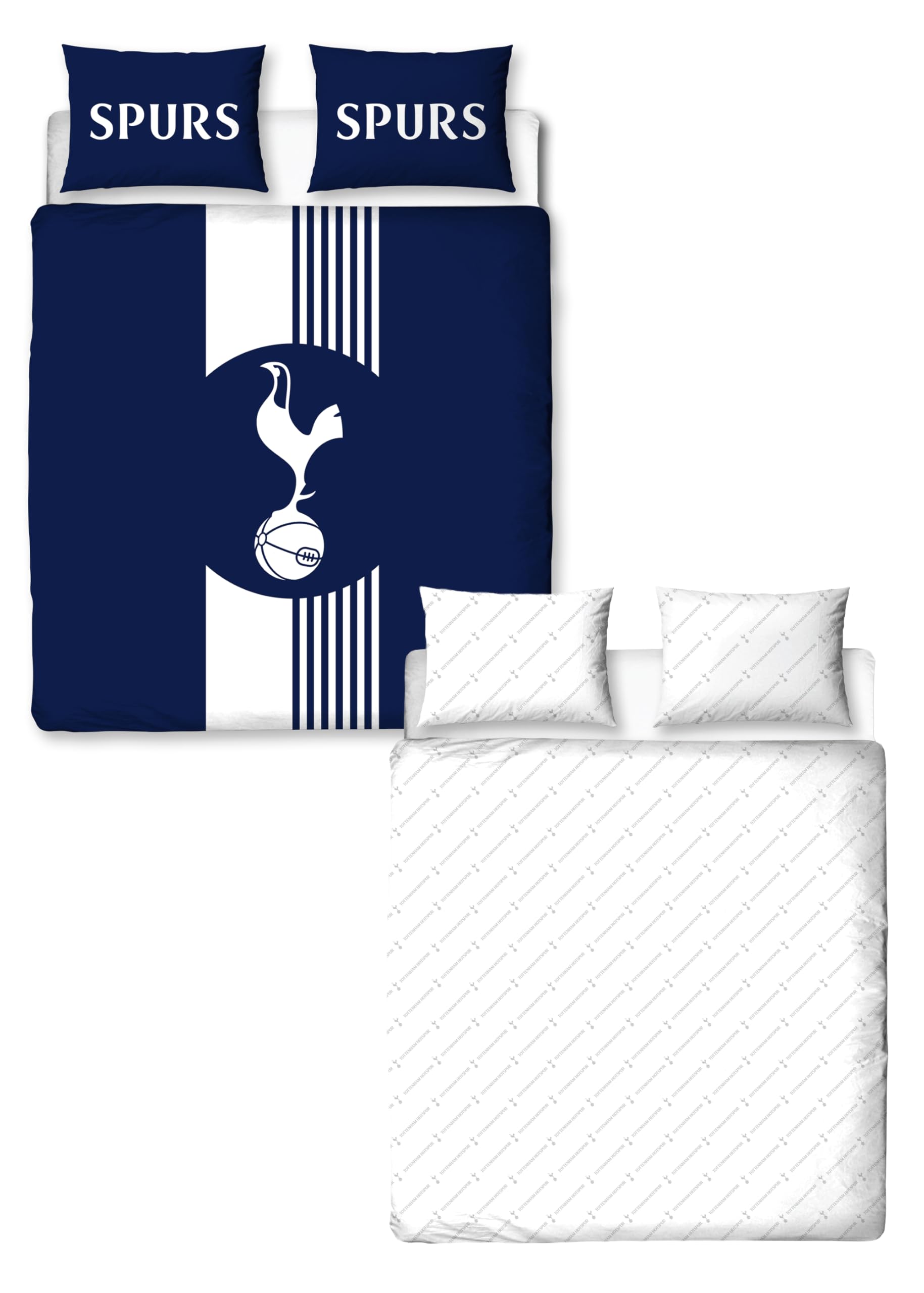 Tottenham Fc Tottenham Hotspur Line Double Panel Duvet Multi
