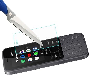 Mr.Shield Screen Protector for Nokia 6300 4G Tempered Glass 3-Pack Japanese Glass Hardness