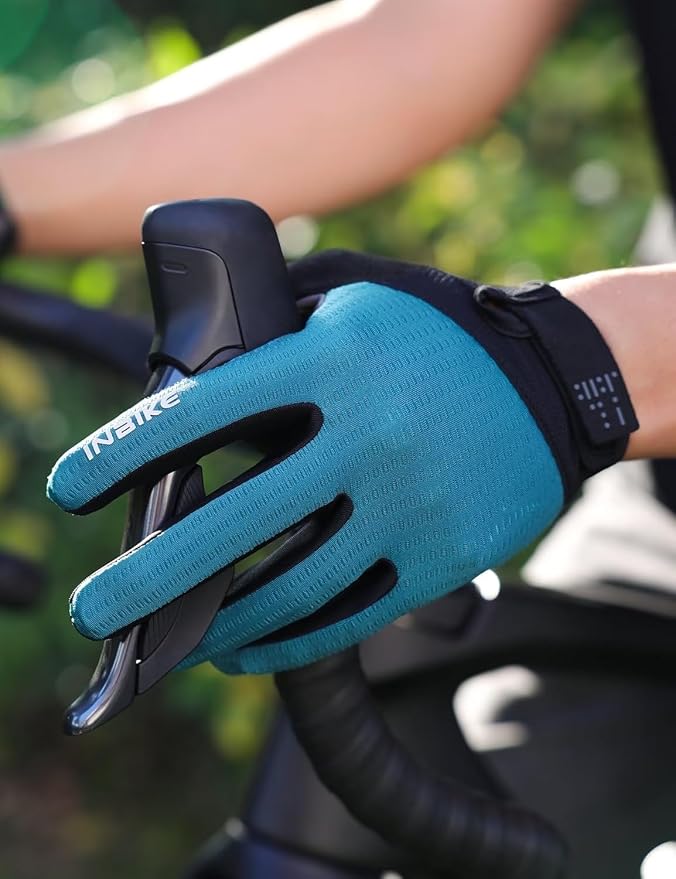 Guantes de ciclismo INBIKE para hombres y mujeres, con gel amortiguador miniatura 8