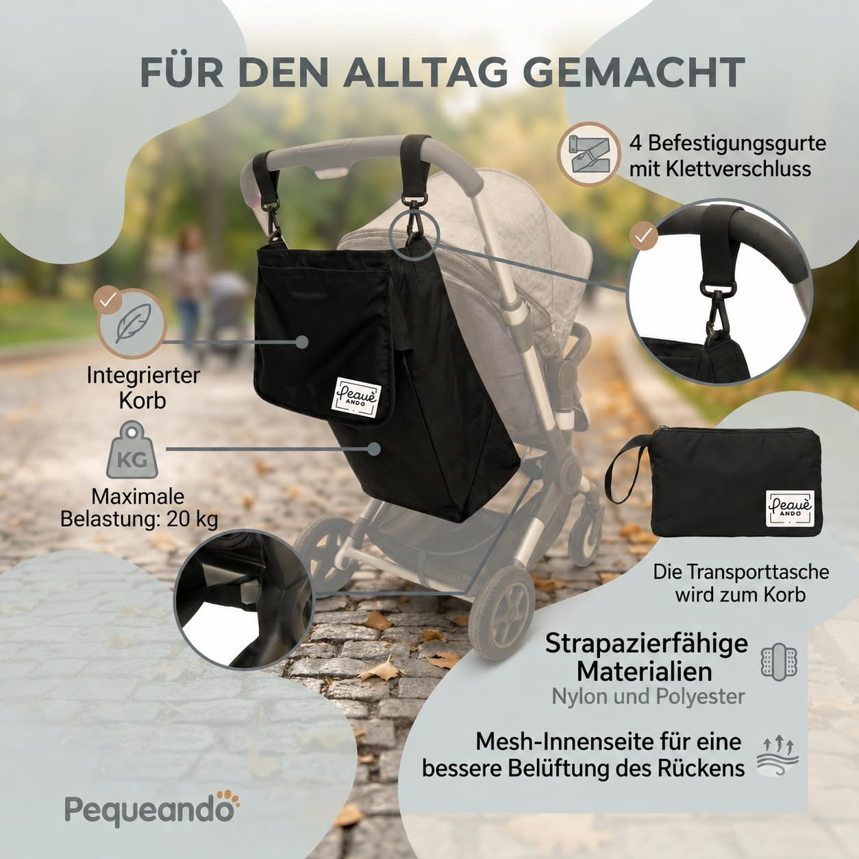 Extra Kinderwagensitz verwandelt Ihren Kinderwagen in einen Zwillingssitz für den großen Bruder. Diese kompakte Textil-Hängematte ist eine Alternative zum Kinderroller (Schwarz)