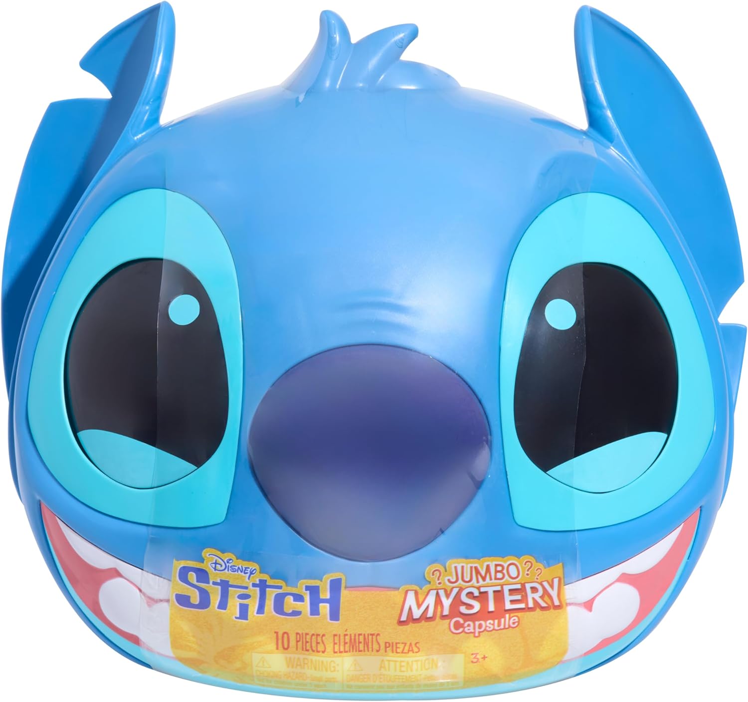 Stitch Jumbo Stitch's Head Capsule with 10 Toys and Gadgets