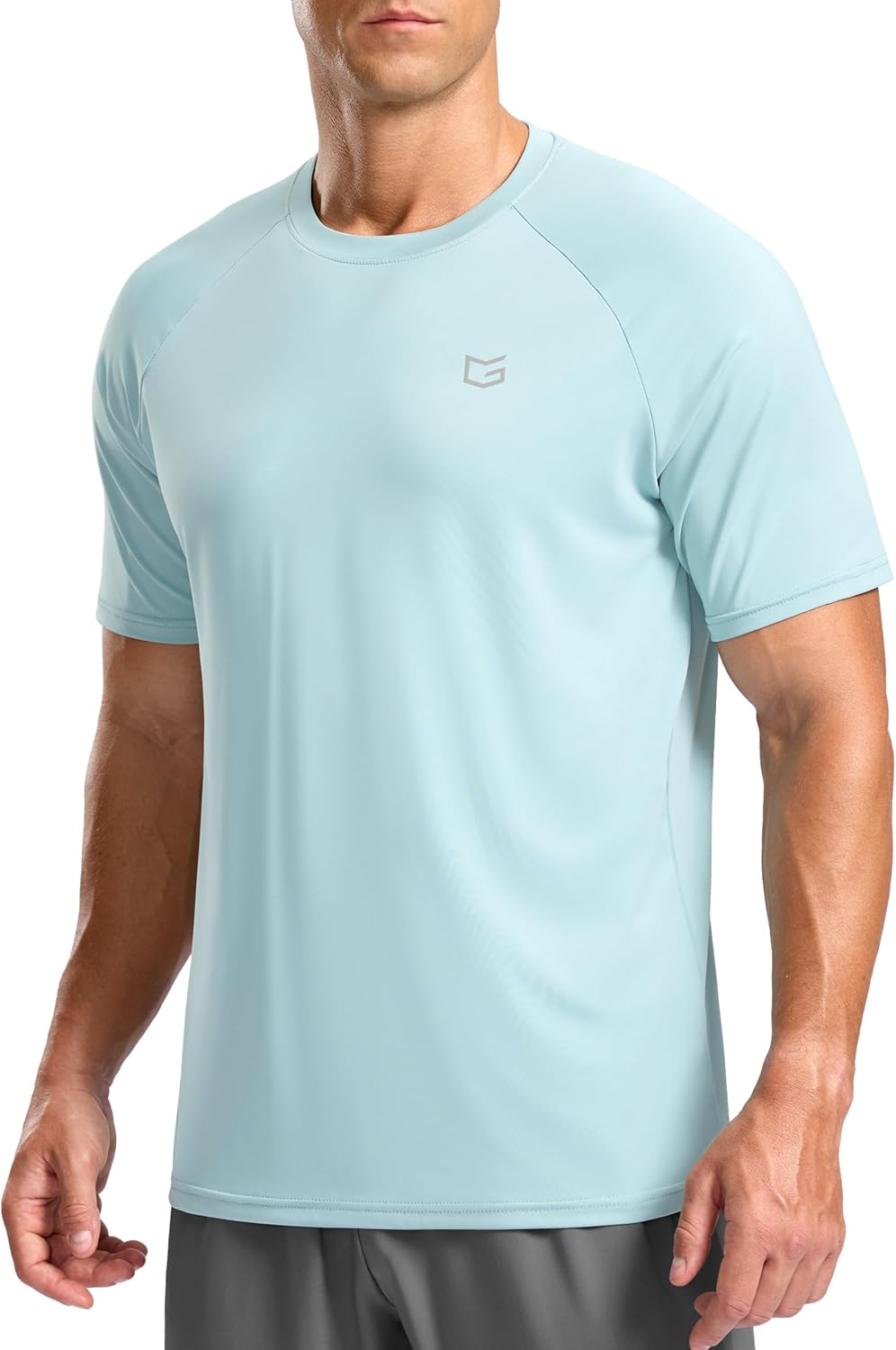 G Gradual Men's Athletic Workout T-Shirts Moisture Wicking Cooling Running Shirts Short Sleeve Performance Tee for Gym Tennis