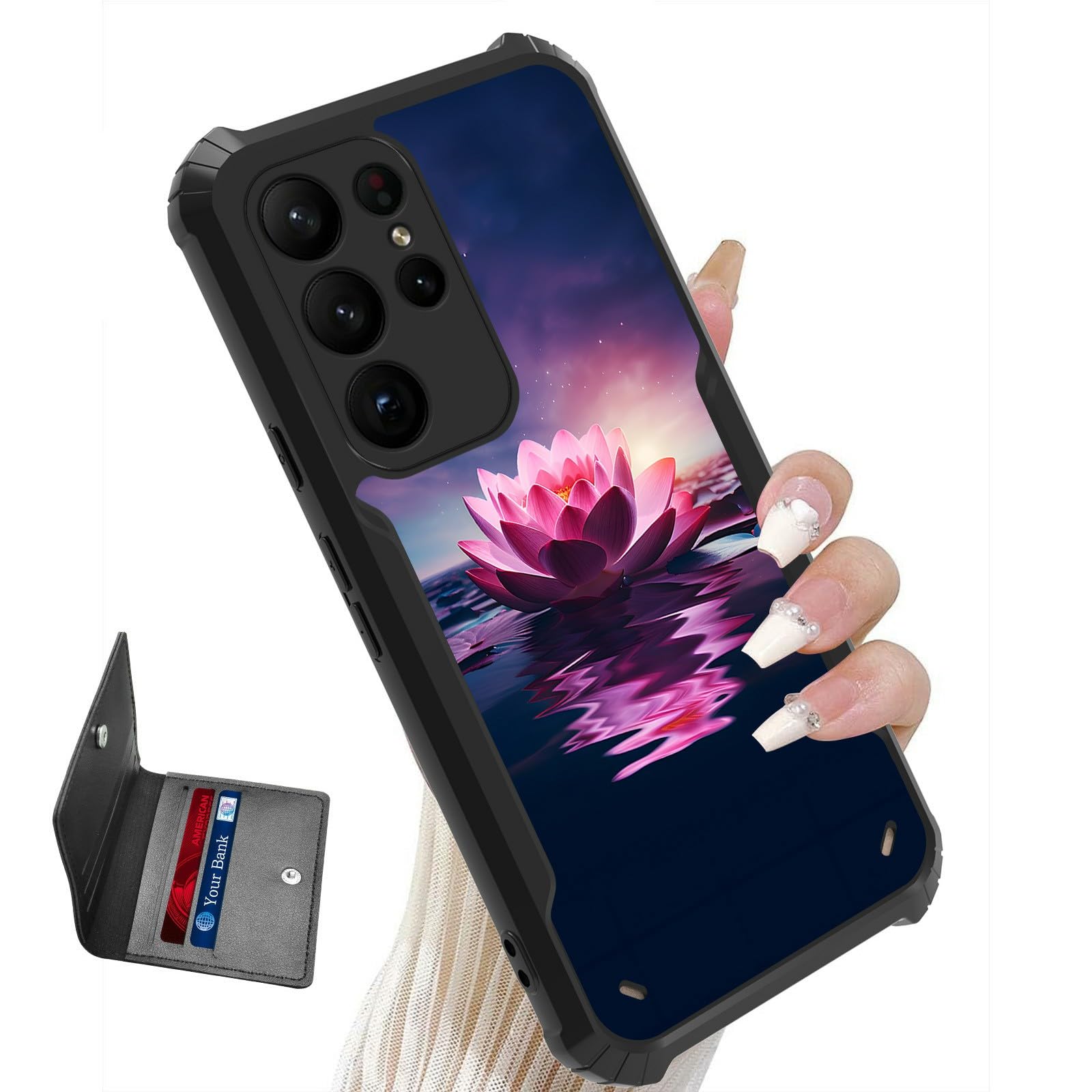 Amazon.com: DHYYDSQZ for Samsung Galaxy S24 Ultra Case with Card