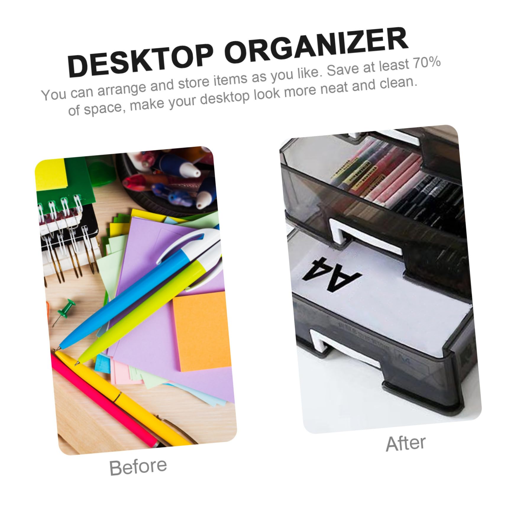 DOITOOL Organiseur De Tiroir Multi-niveaux Boîte De Rangement Cosmétique Organisateur De Bureau Pour Accessoires De Coiffure Et Matériel De Couture
