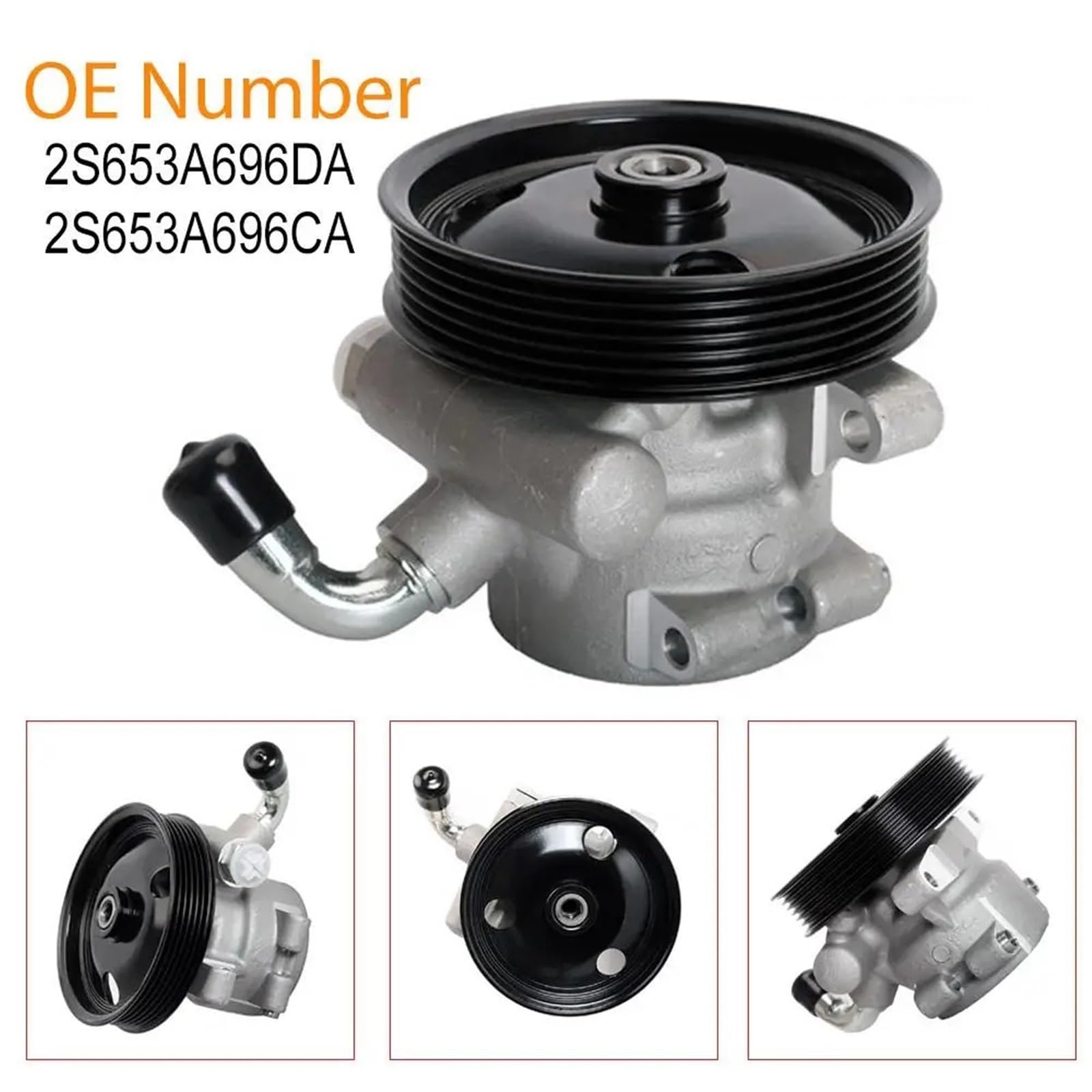 Bomba de giro Bomba de dirección Para Focus Para Ka Ecosport Fiesta First 1.6L 2S653A696DA 2S653A696CA 2S653A696EC Bomba Dirección Asistida Automática