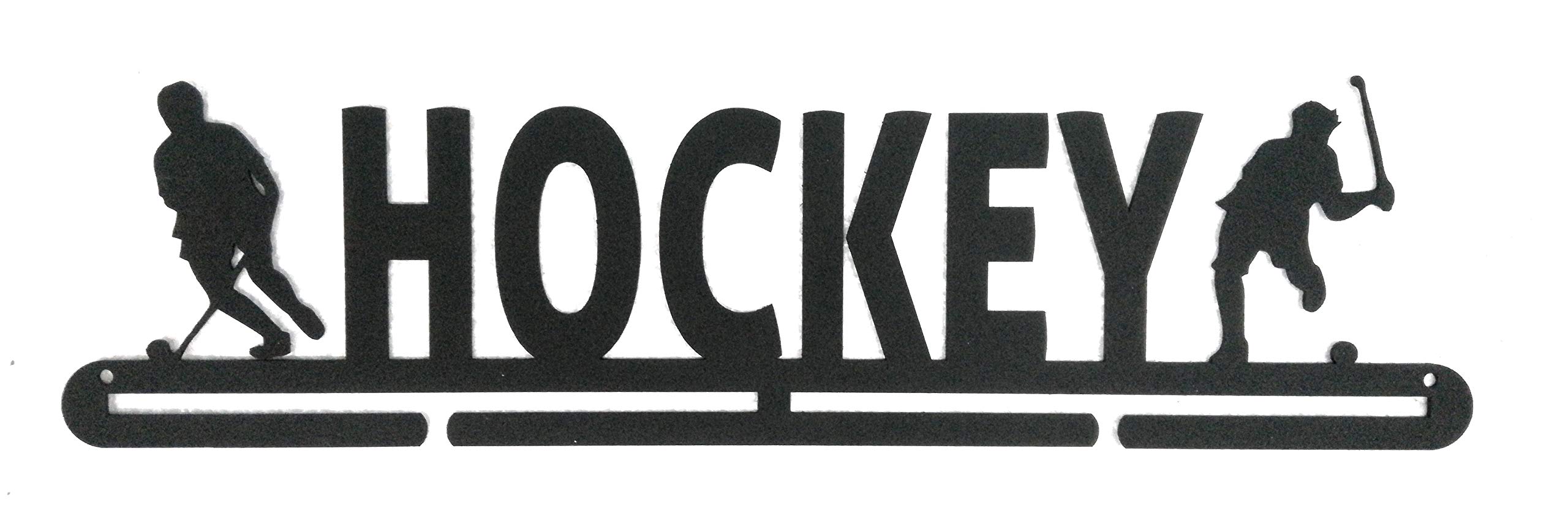 Hockey Medal Hanger - Black Medal Holder (47 cm x 12 cm). Medal Display for 40 Medals-picture-18