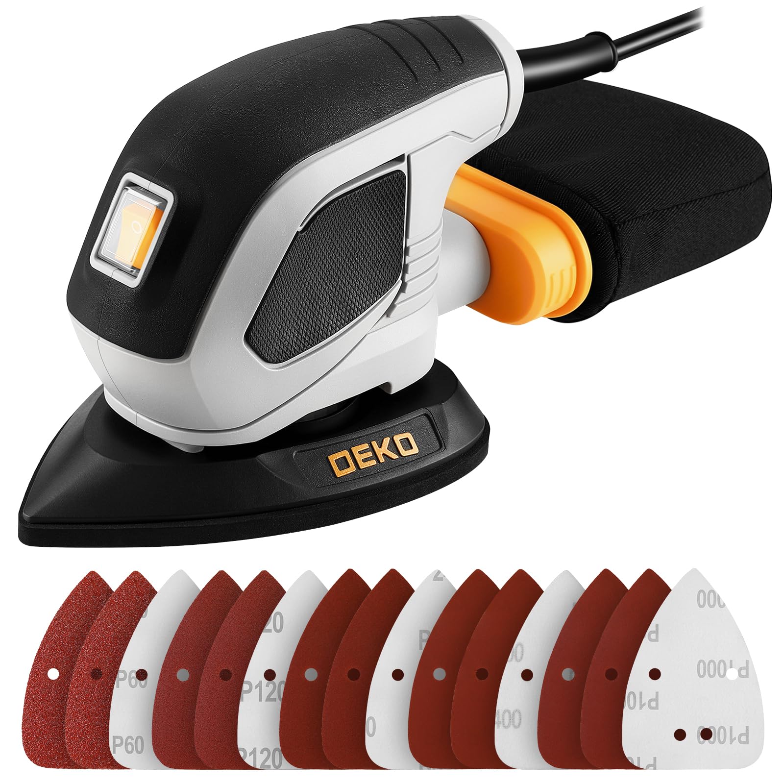 DEKOPRO Detail Sander - Smooth Finishes & Tight Spaces -1