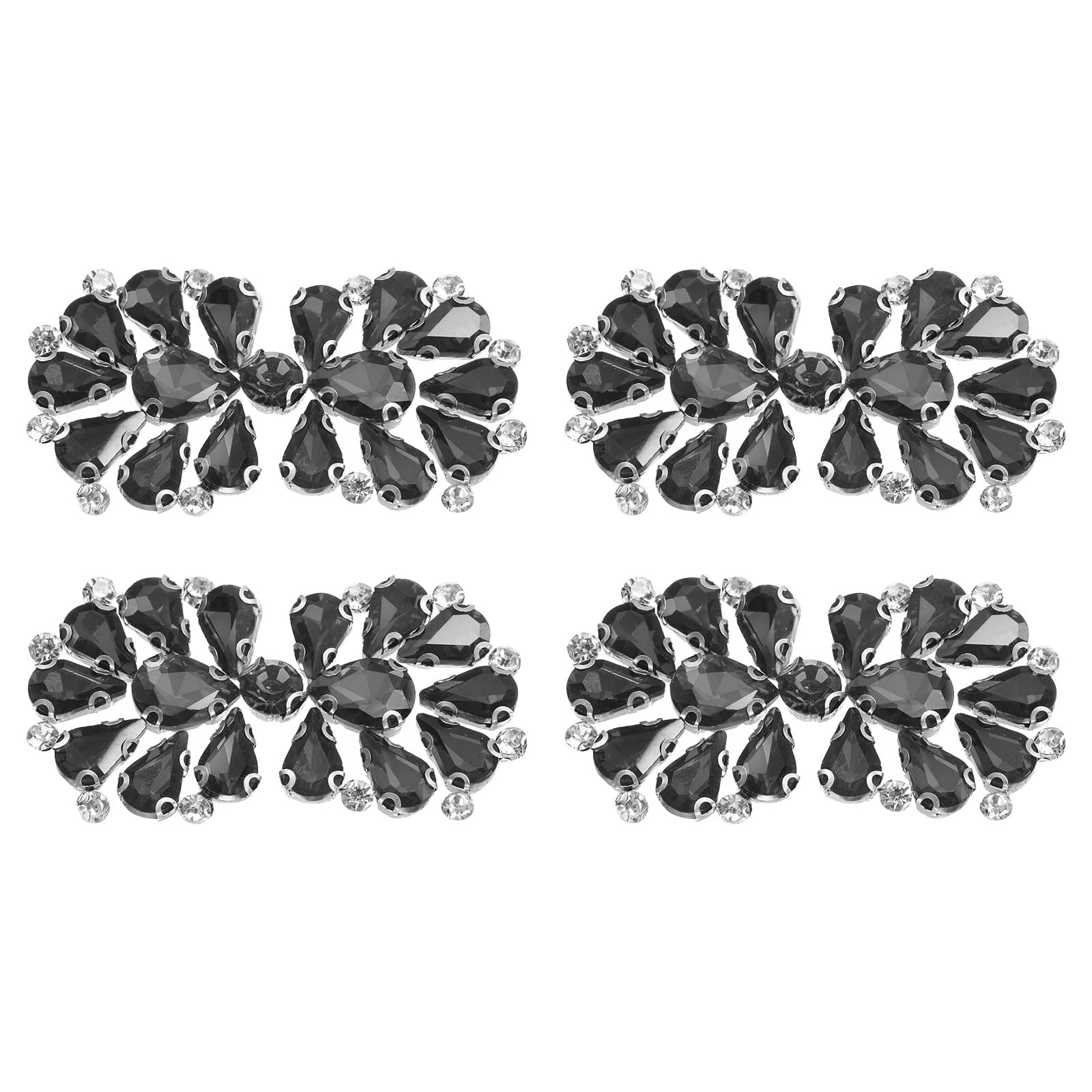 Patch thermocollant strass gris pour réparer et embellir une robe ou des chaussures usées