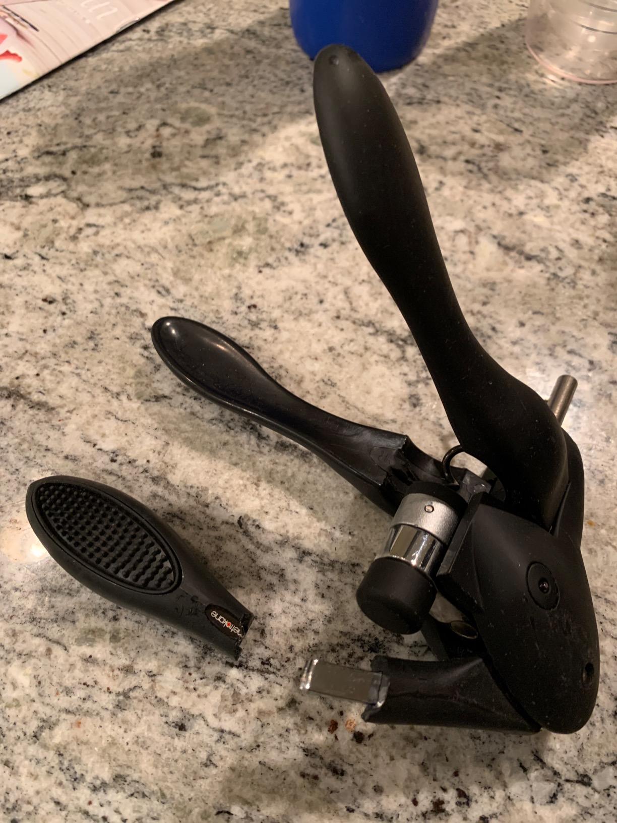 Metrokane Bunny Corkscrew With Foil Cutter Black Wine