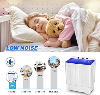 Amazon.com: Nictemaw Portable Washing Machine 30Lbs Capacity