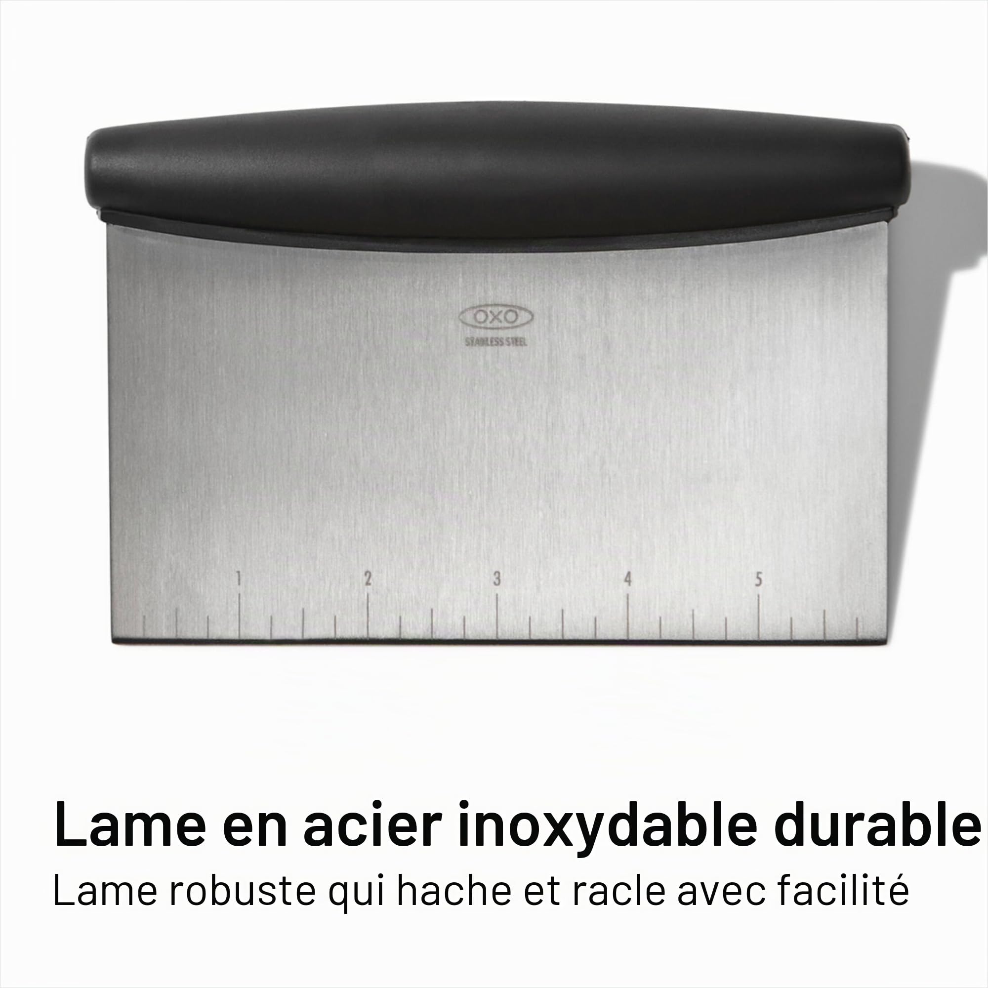 OXO Good Grips Grattoir multifonction en acier inoxydable