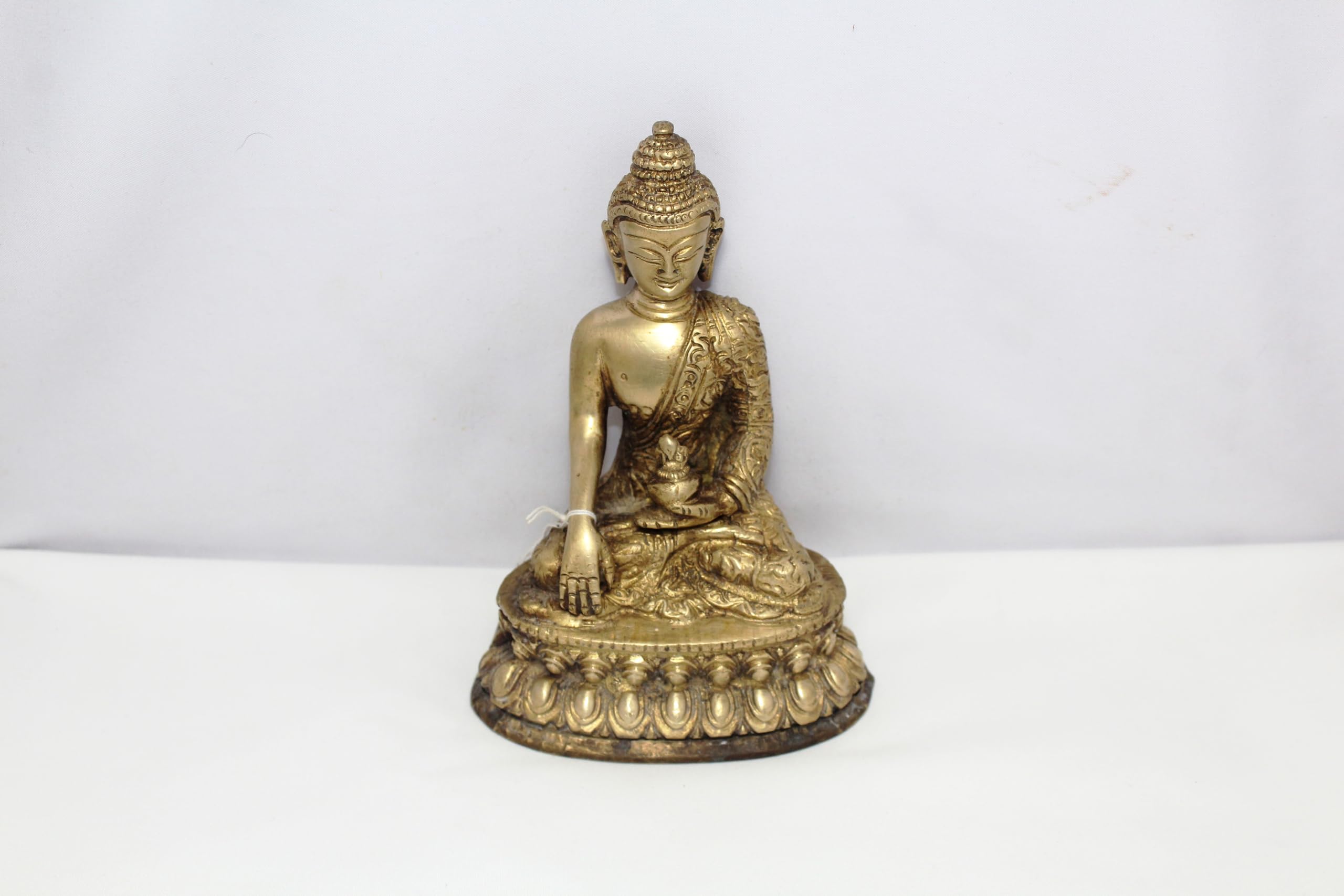 Statue de Bouddha en laiton bouddhisme et religion pour décoration d'intérieur asiatique