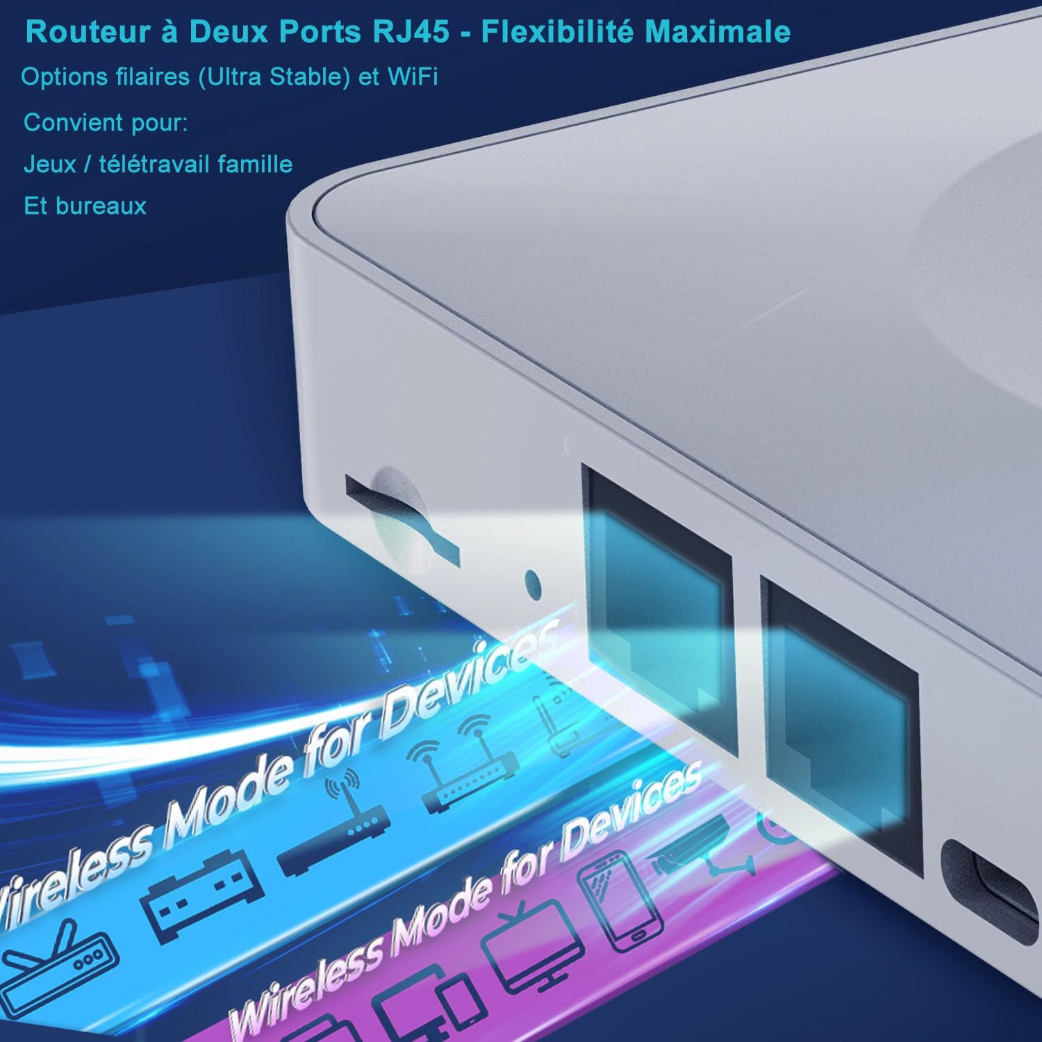 WiFi 6 Routeur SIM Portable, Double Bande Mobile Hotspot avec Emplacement pour Carte SIM,USB-C, Support 32 Appareils, Appareils Internet Portables pour Les voyageant