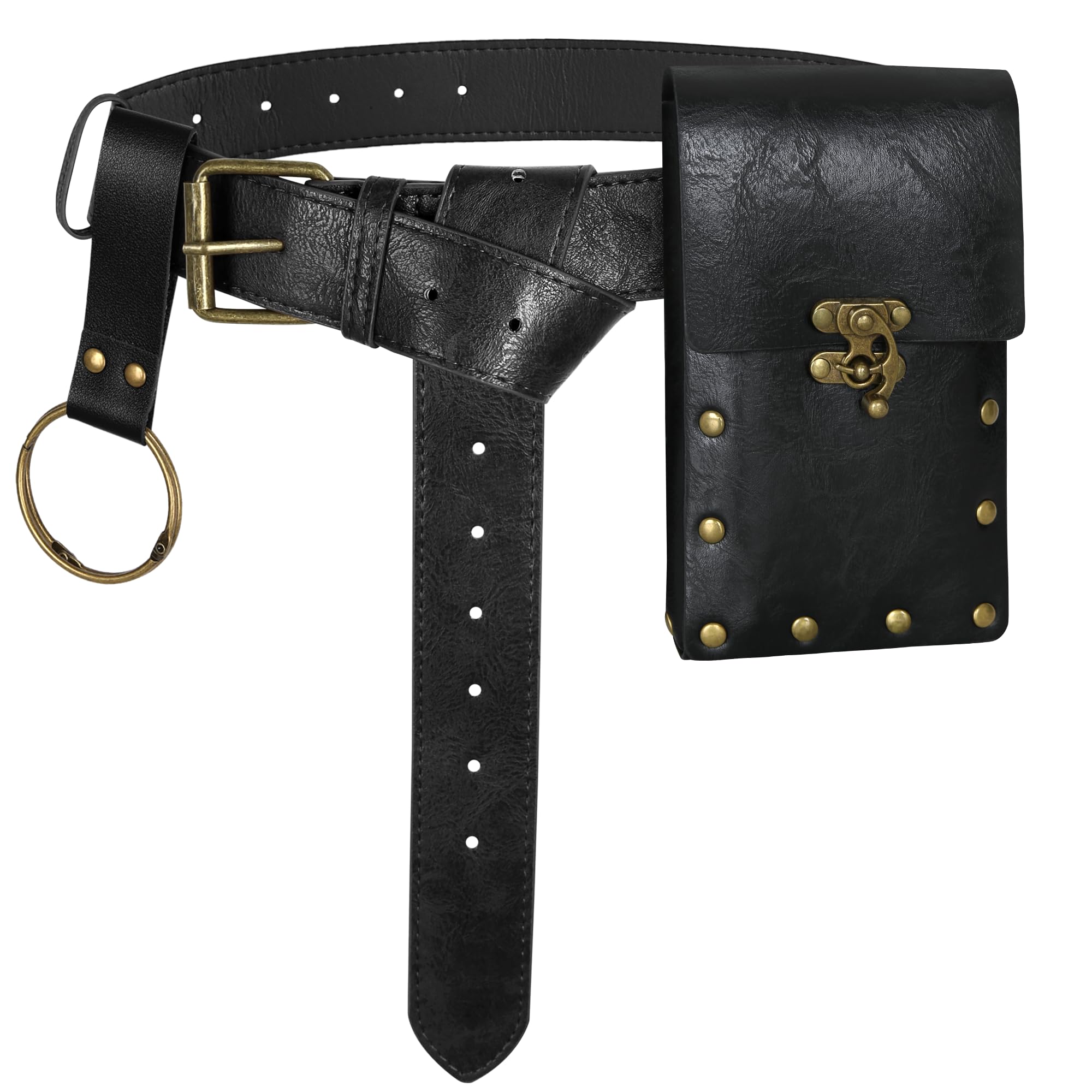 CICOCI Renaissance Accessories Belt Women Skirt Hikes Viking Steampunk Men Medieval Renaissance Costume Belt Bottle Coin Purse