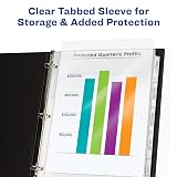 Avery Index Maker Clear Label Sheet Protector Dividers, 8-Tab, 1 Set – view 6