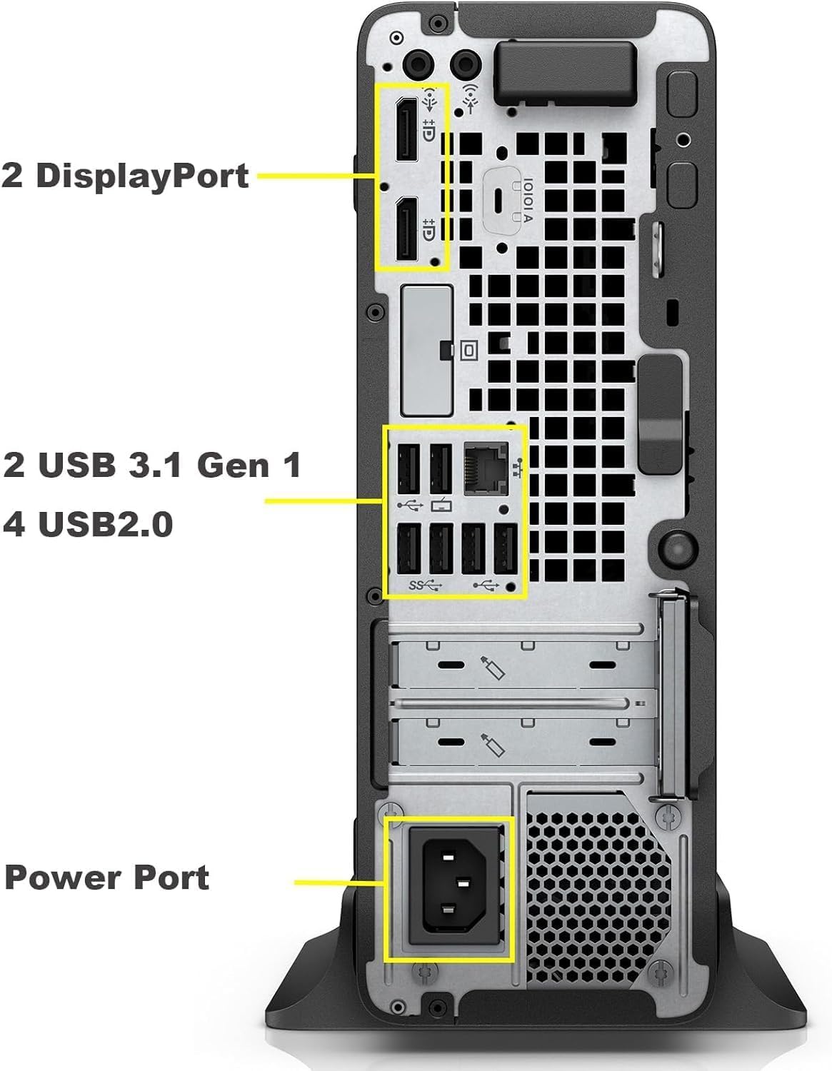 HP EliteDesk 705 G4 SFF, ordenador de sobremesa, AMD Ryzen 5 Pro 2400, 8 GB de RAM, SSD de 256 GB, WiFi, Bluetooth, teclado QWERTY de EE. UU., Windows 11 Pro (reacondicionado)