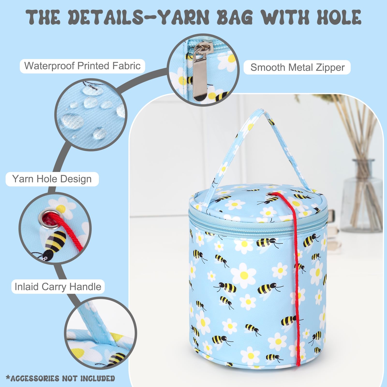 Aeelike Knitting Bag Small - Image 2
