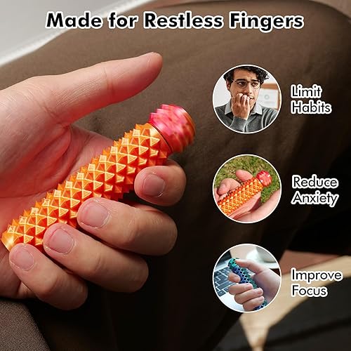 Miniatura 31 de Juguetes sensoriales para adultos para aliviar el dolor: juguete giratorio con pinchos para aliviar el dolor, alivio del estrés para TDAH, autismo