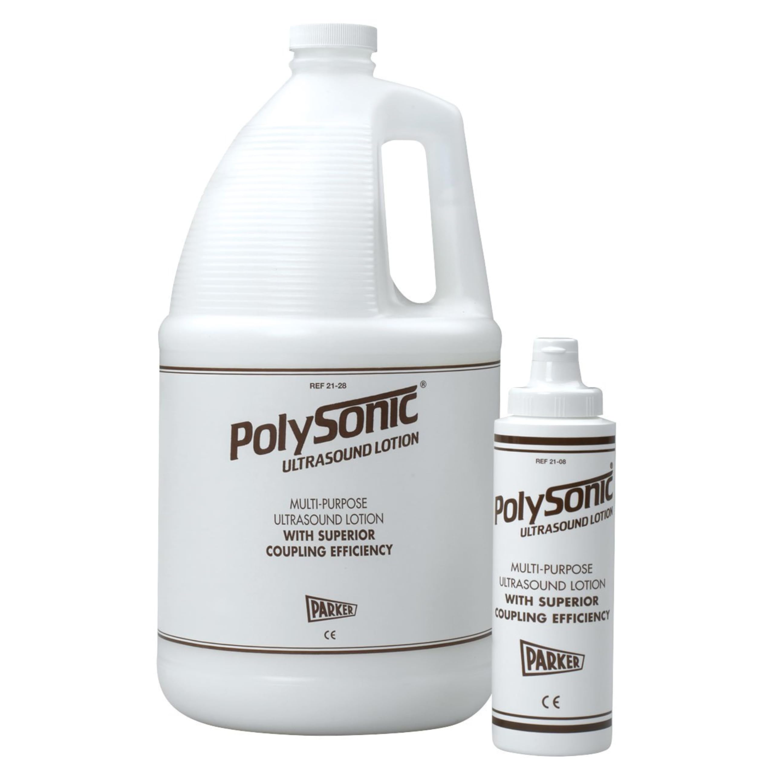 Polysonic Ultrasound Lotion, 1 Gallon with Refillable Dispenser Bottle - 128 Fl Ounce