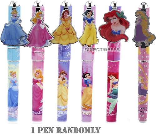 Miniatura 2 de Disney Princess Libro de autógrafos con bolígrafo, rosa, 5.8 x 4.0 pulgadas, 1 libro para niños, lectura, tema de princesa
