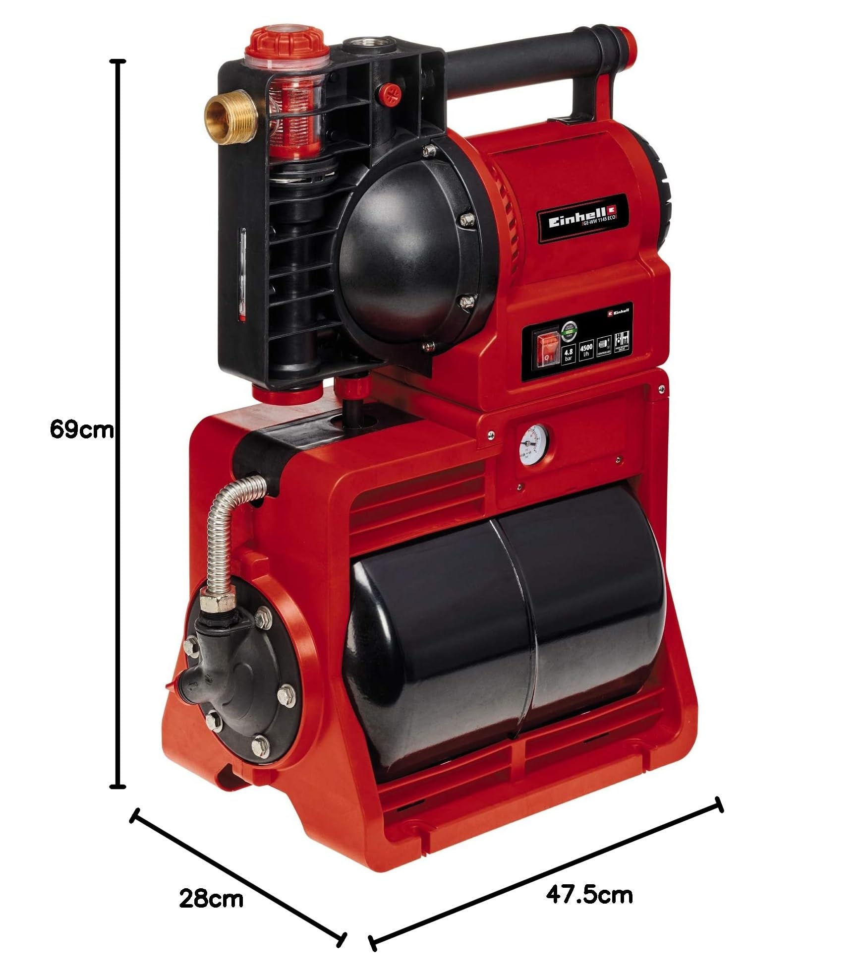 Einhell 4173540 GE-WW 1145 ECO - Grupo de sobrepresión