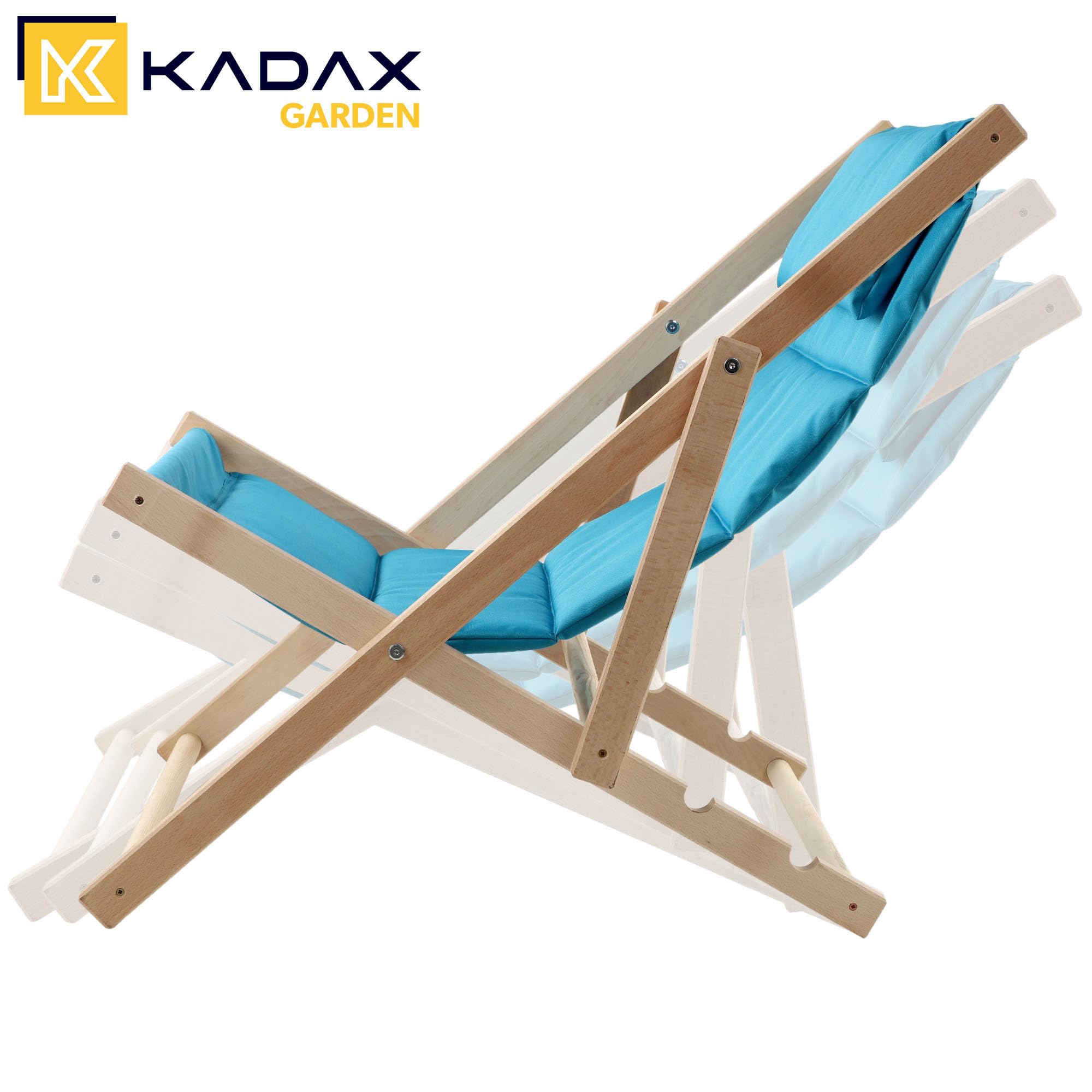 4goodz Ligstoel Saunabank Hout - Loungebed tot 120 kg - 4goodz