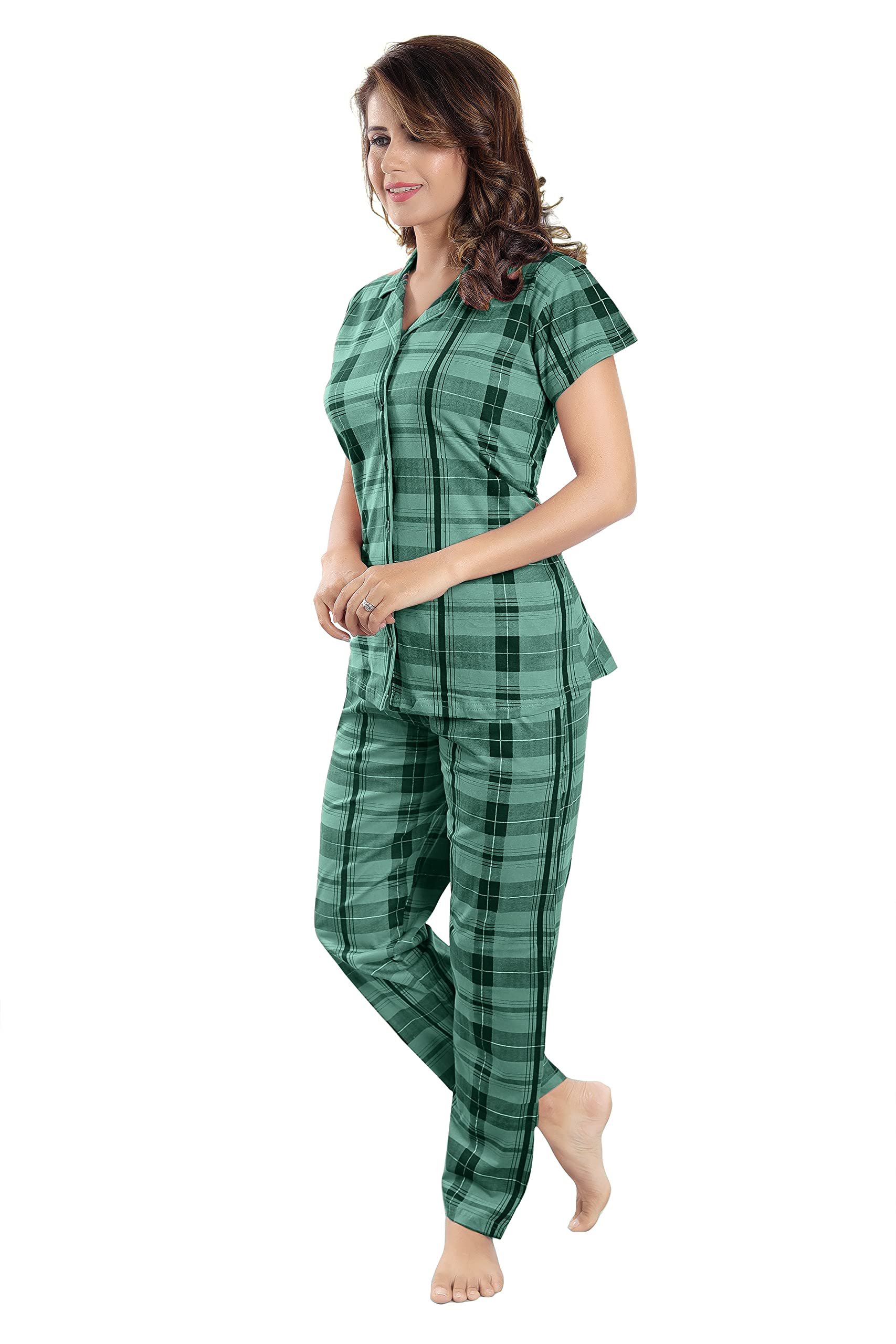 Pierre Donnawomen's cotton pajamas set sleepwear & Nightwear sets for women and girls
