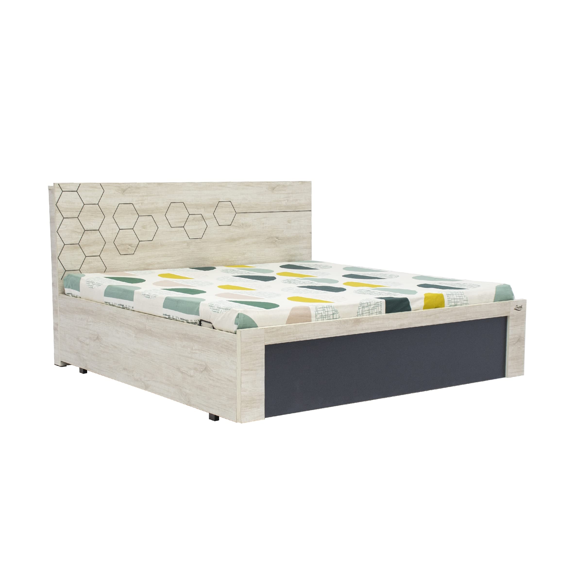 Buy LAXMI KAPAT Engineering Wood Double Bed Wooden Bed Box Bed Storage