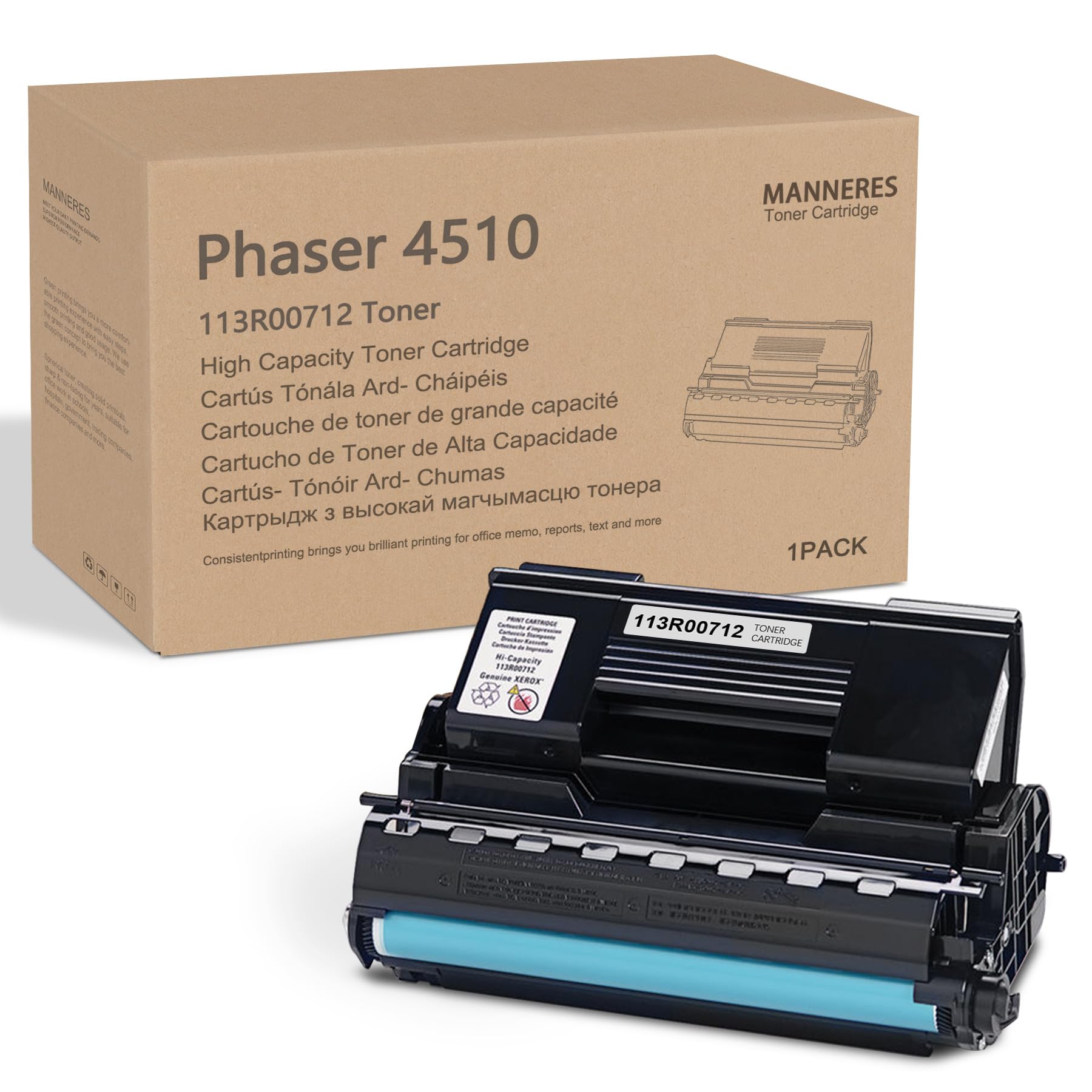 Amazon.com: Phaser 4510 High Capacity Toner Cartridge 113R00712