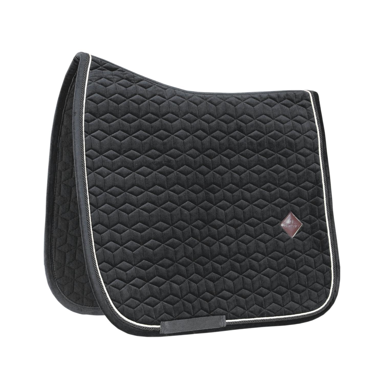 Kentucky Saddle Cloth Velvet Size DL Black