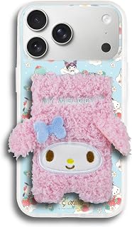 Sonix x Sanrio Plush Magnetic Phone Wallet (My Melody) + MagSafe Phone Case for iPhone 17 Pro Max | Hello Kitty Strawberries