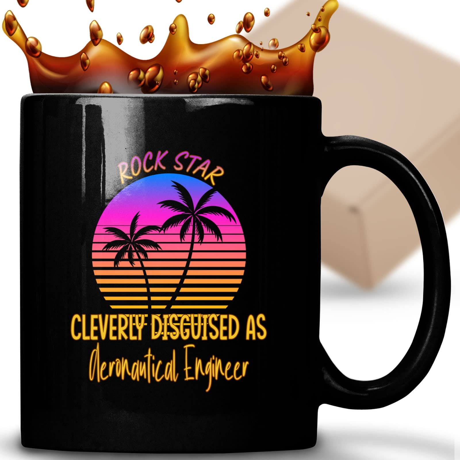 Coffee Mug Aeronautical Engineer Star Cup Funny Gifts for , Family, Coworker, Father, Mother on Holidays, Year, Birthday Cup 119315