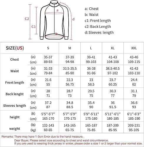 Miniatura 5 de BERGRISAR Chaqueta de ciclismo para hombre, rompevientos de invierno, para correr, senderismo, ciclismo, abrigo térmico de forro polar para golf,